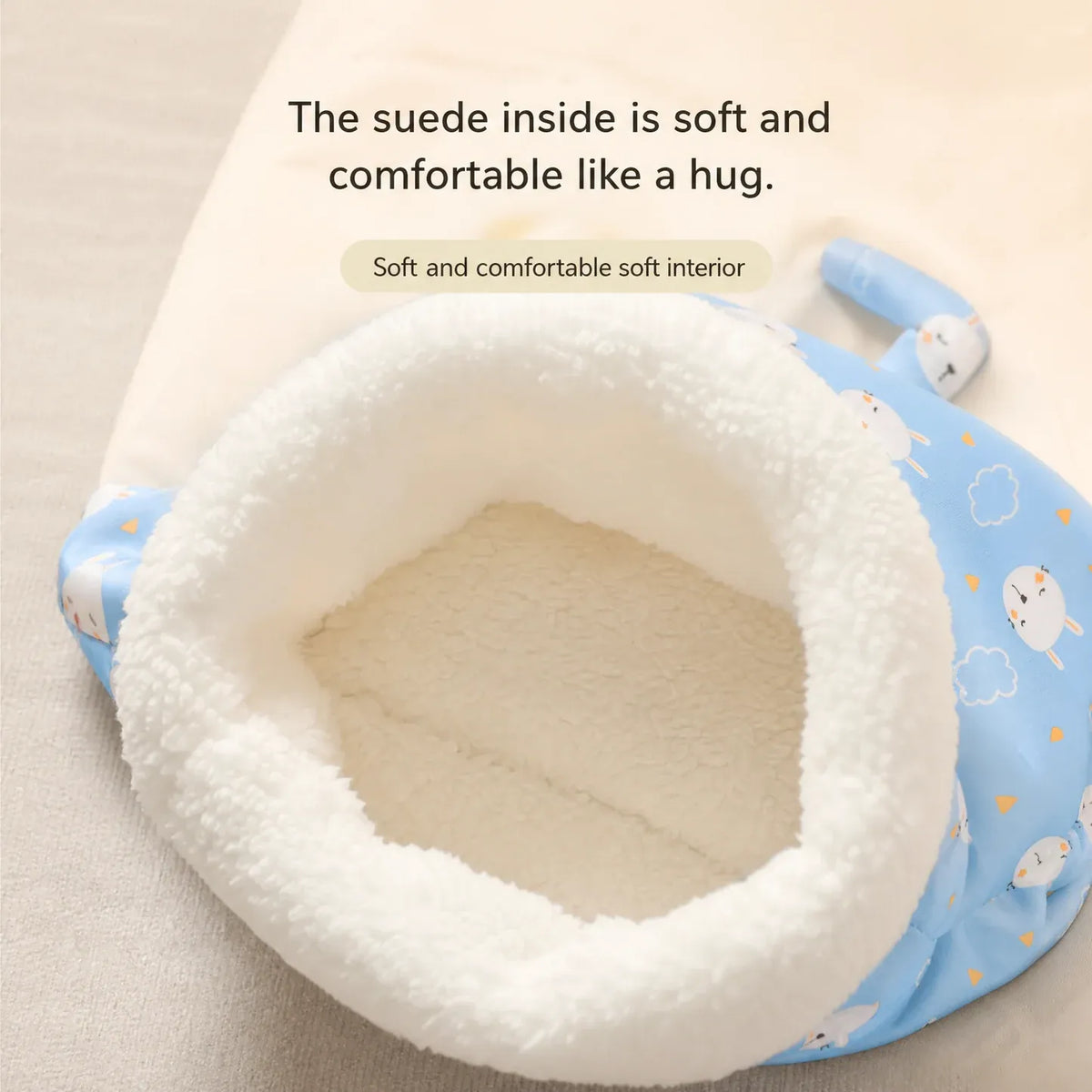CuddleCove™ | Cozy Plush Pet Cave